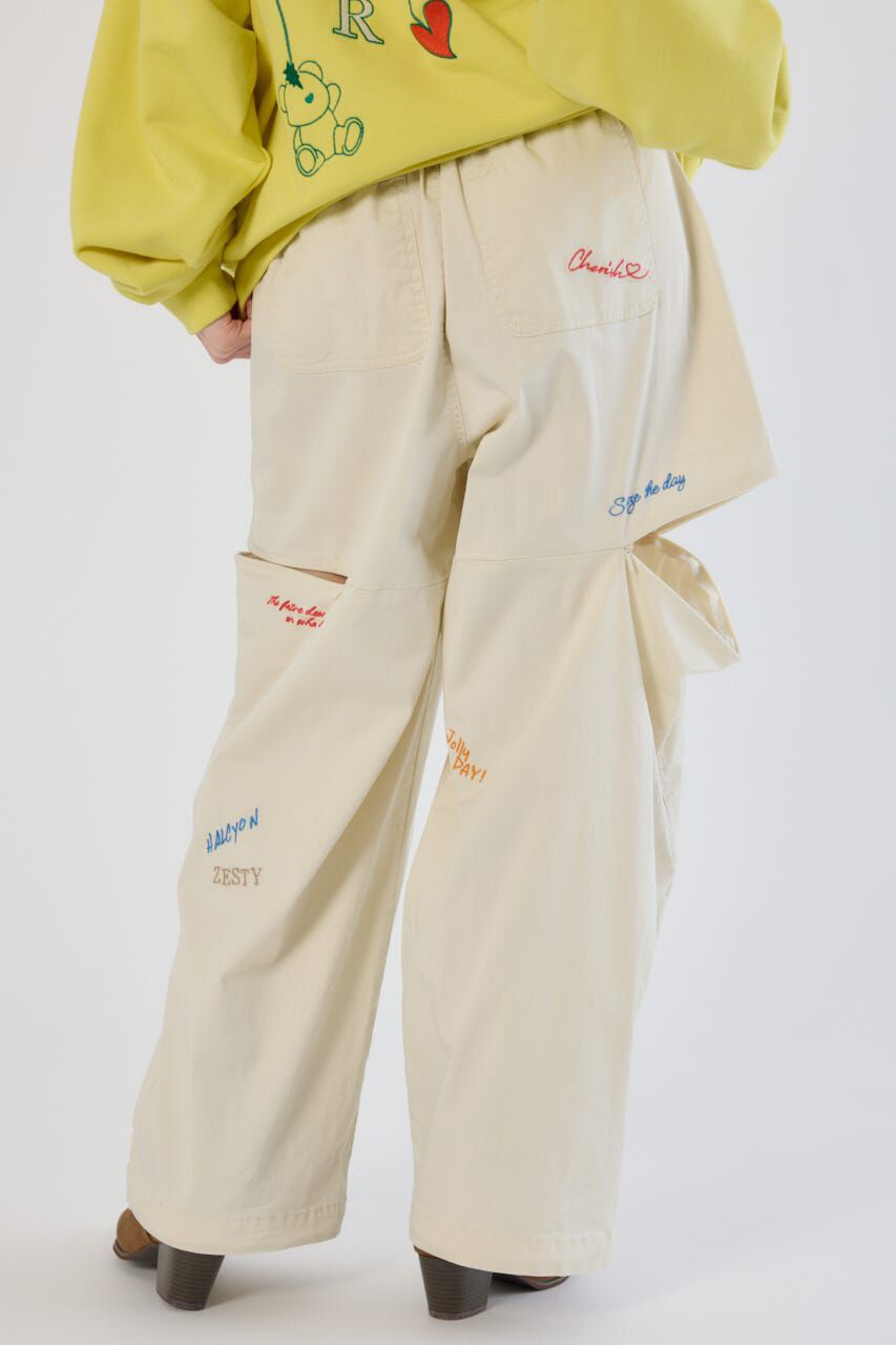 RODEO CROWNS「embroideryサイドジップパンツ」|その他|