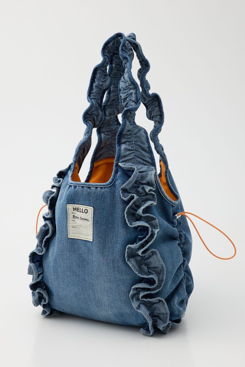 RODEO CROWNS「デニムフリルギャザーバッグ」|その他|