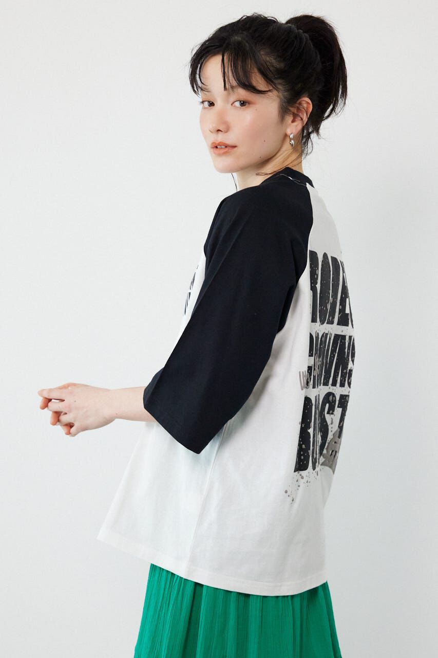 RODEO CROWNS「Ink Logo ラグランTシャツ」|Tシャツ・カットソー|