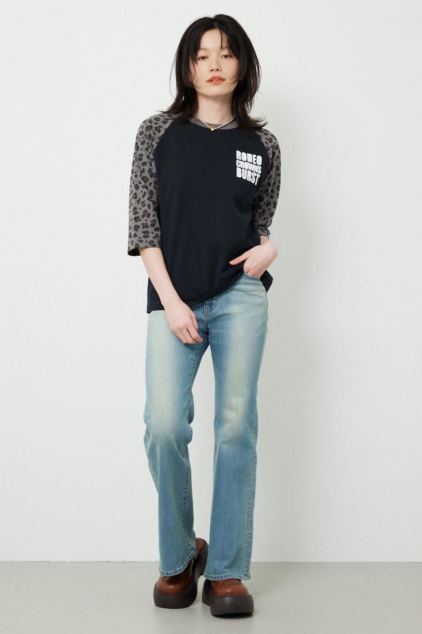 RODEO CROWNS「Ink Logo ラグランTシャツ」|Tシャツ・カットソー|