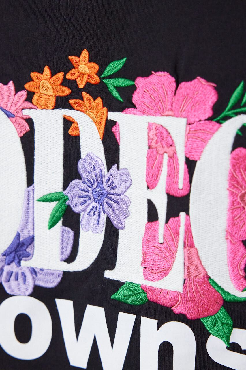 RODEO CROWNS「Flower Bloom Embroidery Tシャツ」|Tシャツ・カットソー|
