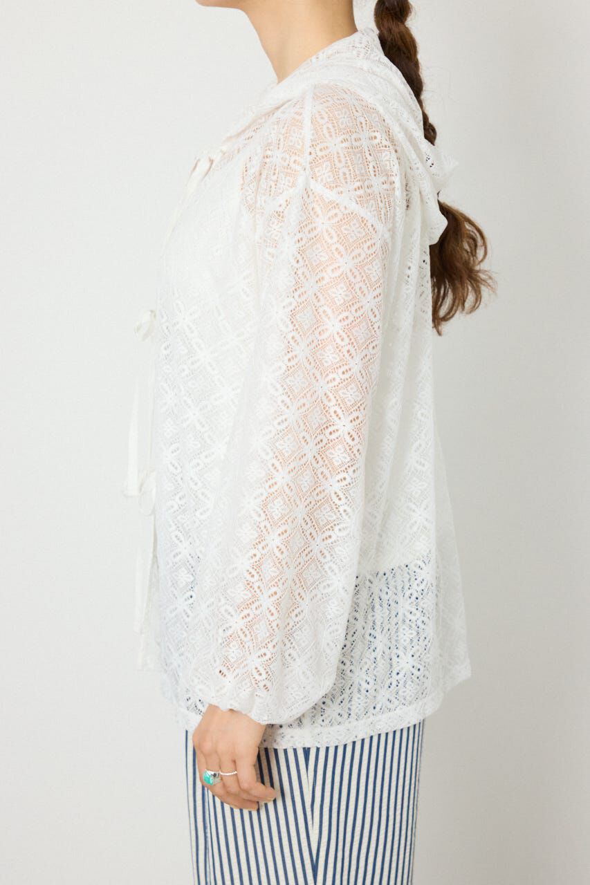 RODEO CROWNS「メッシュフーディカーディガン」|カーディガン|