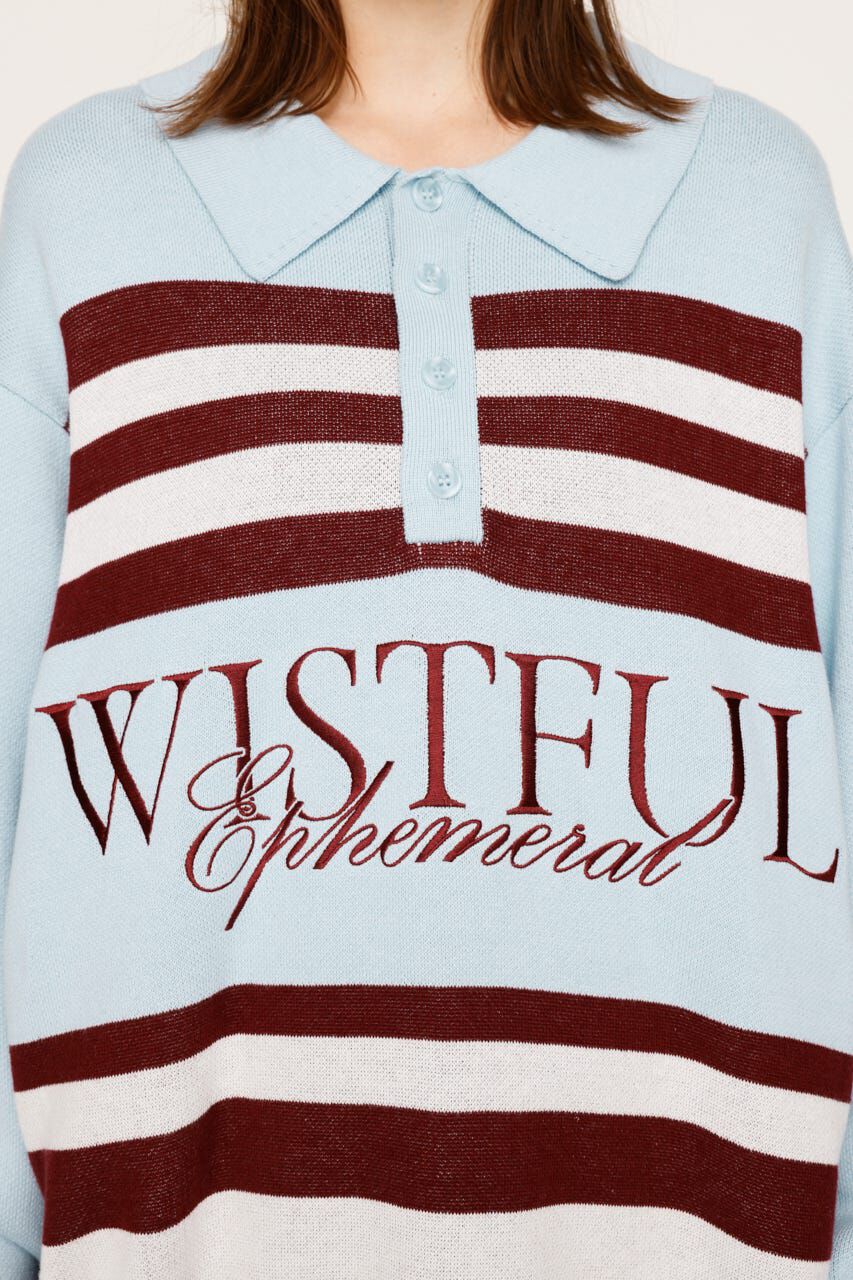 SLY「FRONT LOGO POLO トップス」|ニット・セーター|