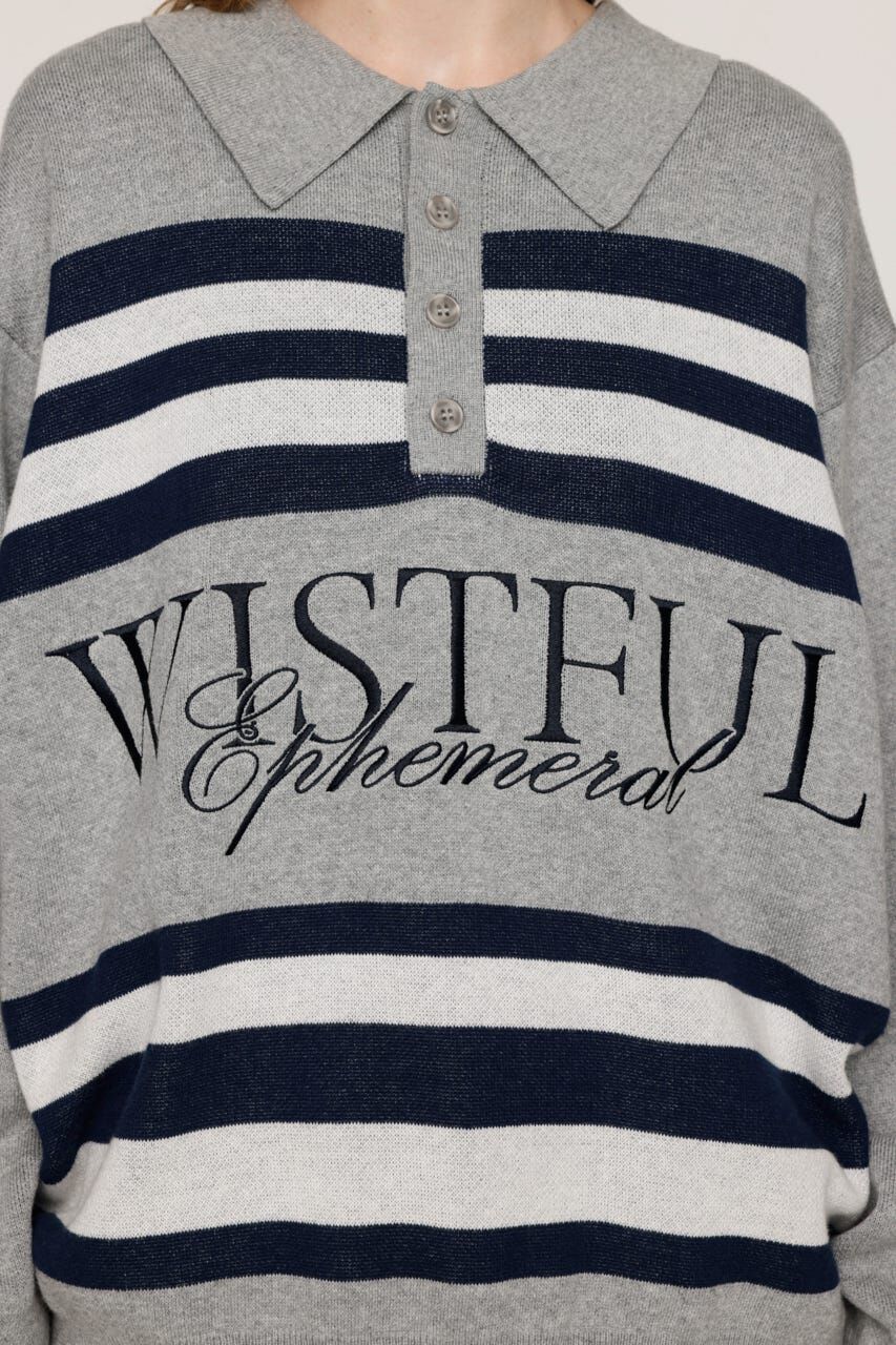SLY「FRONT LOGO POLO トップス」|ニット・セーター|