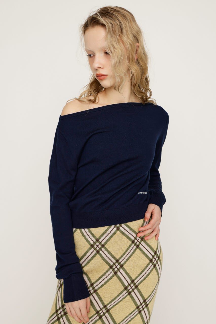 SLY「OFF SHOULDER 2WAY HG トップス」|ニット・セーター|
