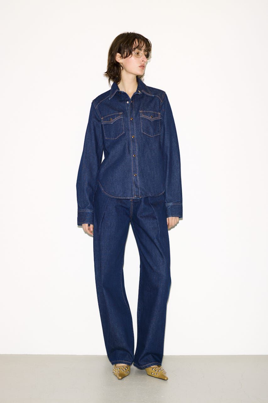 SLY「J／W ADJUST CURVE DENIM パンツ」|デニム|