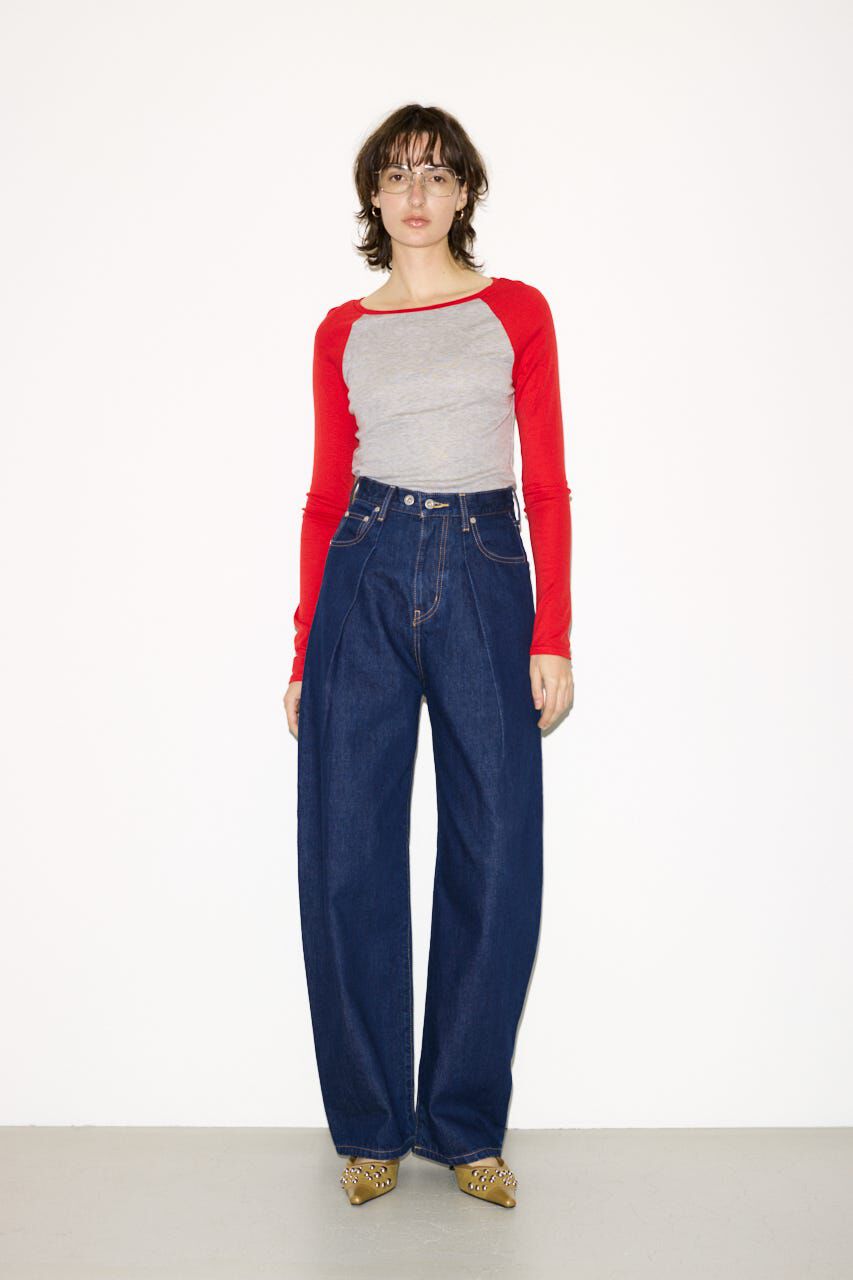 SLY「FINE TOUCH RAGLAN L／S トップス」|Tシャツ・カットソー|