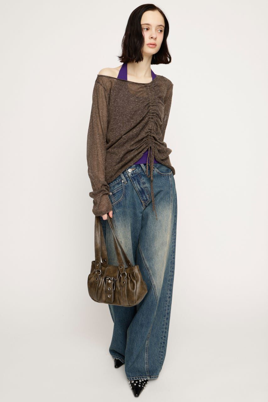 SLY「SHEER KNIT トップス」|ニット・セーター|