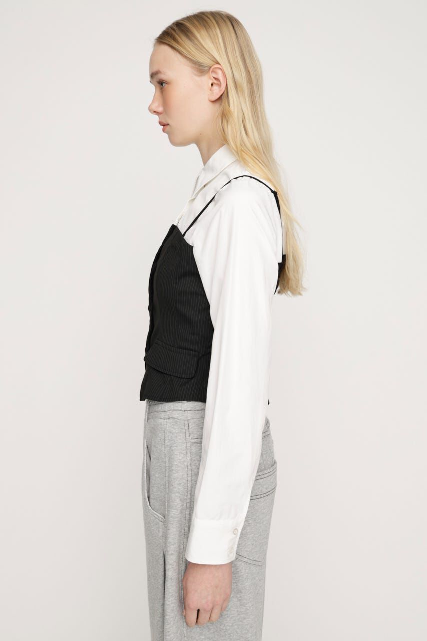 SLY「BUSTIER LAYERED LIKE SH トップス」|シャツ・ブラウス|