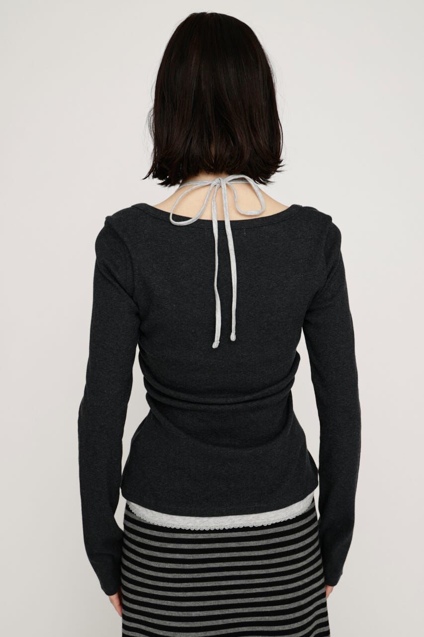 SLY「LAYERED LIKE CUT トップス」|Tシャツ・カットソー|