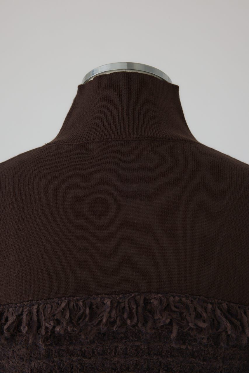 RIM.ARK 「Tweed docking knit tops」|ニット・セーター|