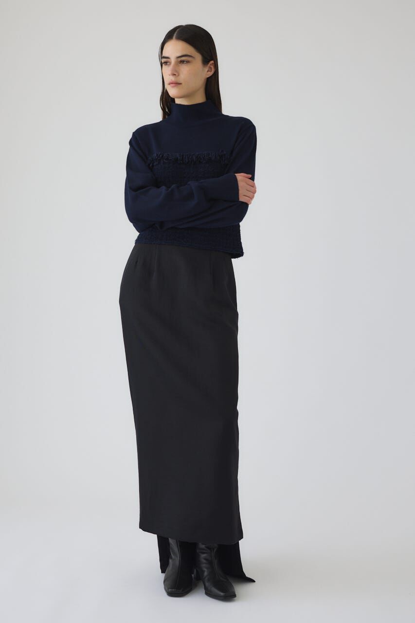 RIM.ARK 「Tweed docking knit tops」|ニット・セーター|