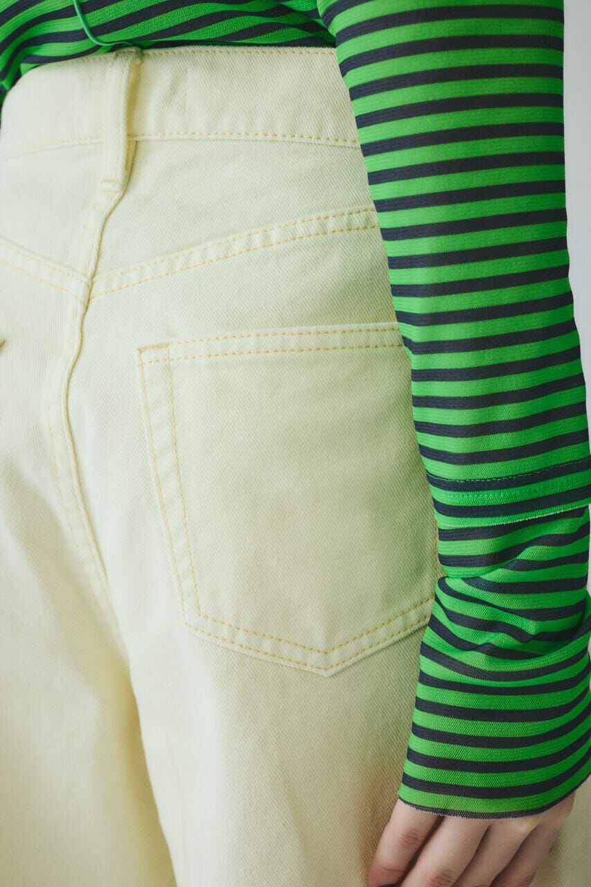 HeRIN.CYE「Color denim pants」|デニム|