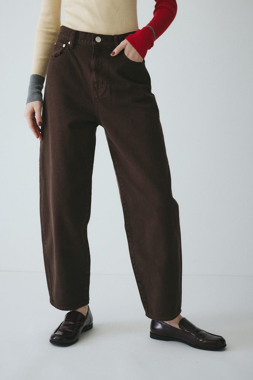 HeRIN.CYE「Color denim pants」|デニム|BRN