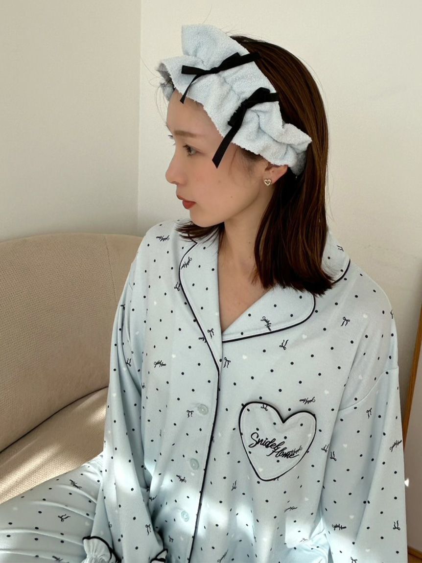 SNIDEL HOME「【Milcrea】フリルリボンニットヘアバンド」|その他|