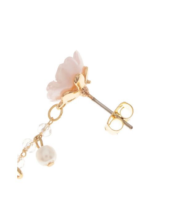 RESEXXY「ポイントフラワーパールピアス」|ピアス|