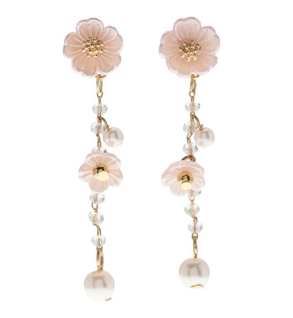 RESEXXY「ポイントフラワーパールピアス」|ピアス|