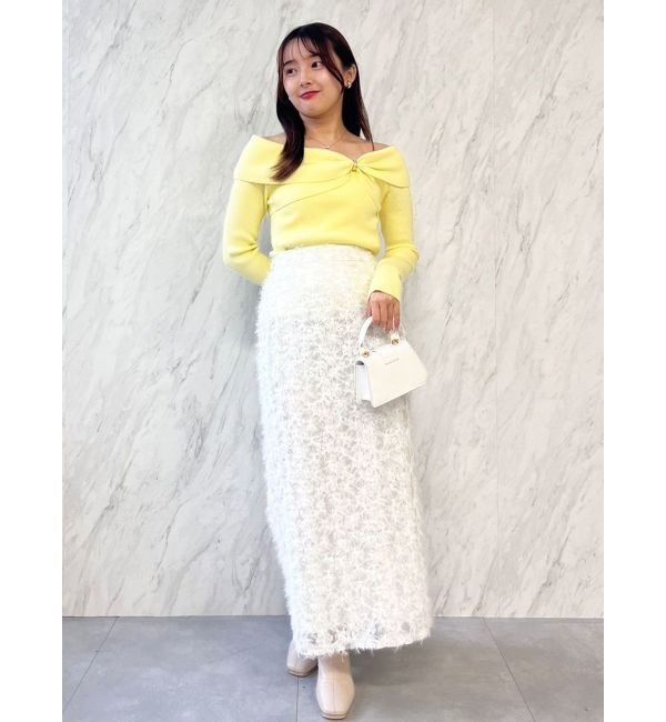 dazzlin「ツイストパーツニットトップス」|ニット・セーター|