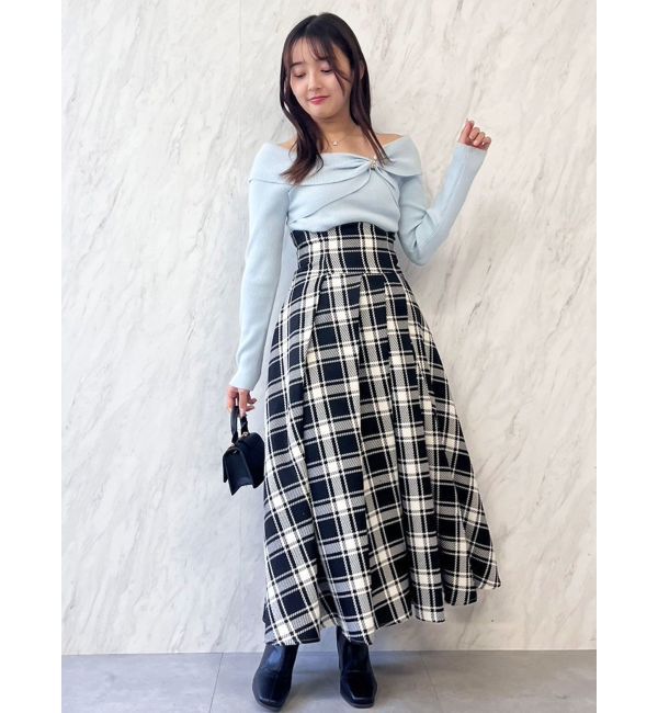 dazzlin「ツイストパーツニットトップス」|ニット・セーター|