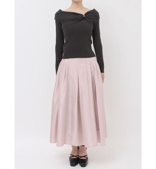 dazzlin「ツイストパーツニットトップス」|ニット・セーター|