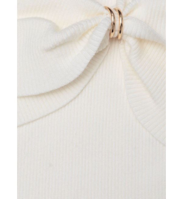 dazzlin「ツイストパーツニットトップス」|ニット・セーター|