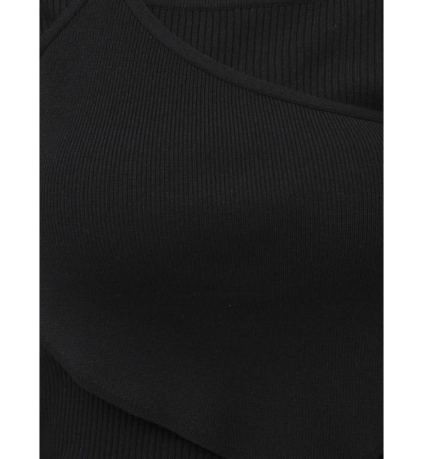 dazzlin「レイヤードオフショルバックリボンニット」|ニット・セーター|