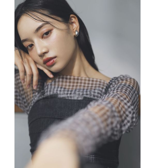 dazzlin「ワンショルギャザーシアートップス」|Tシャツ・カットソー|