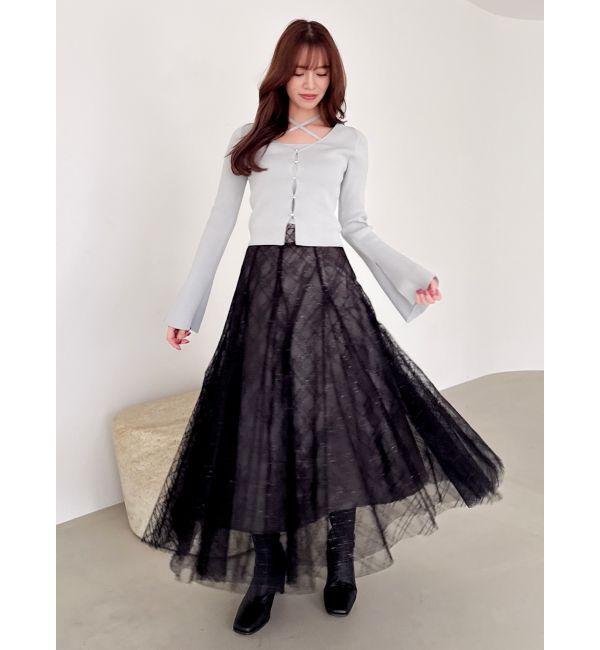 dazzlin「【20周年記念復刻！】カーデタイトトップス」|ニット・セーター|