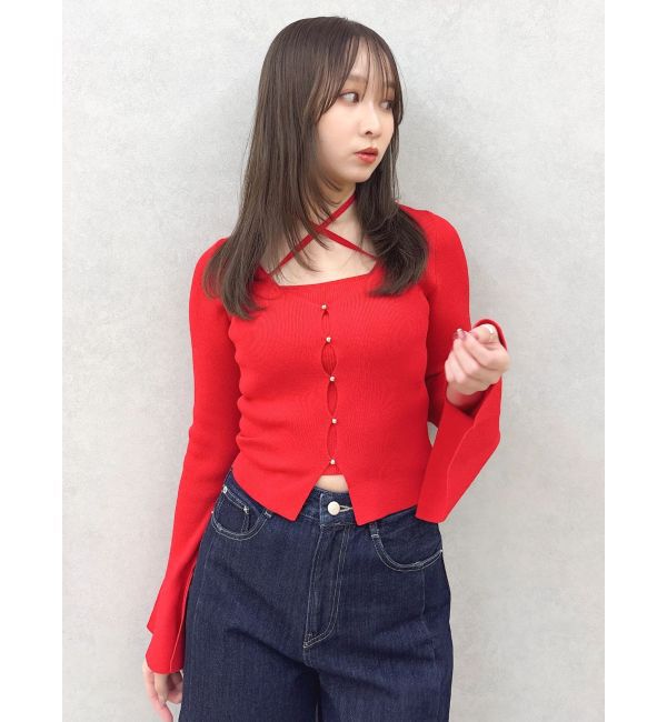 dazzlin「【20周年記念復刻！】カーデタイトトップス」|ニット・セーター|