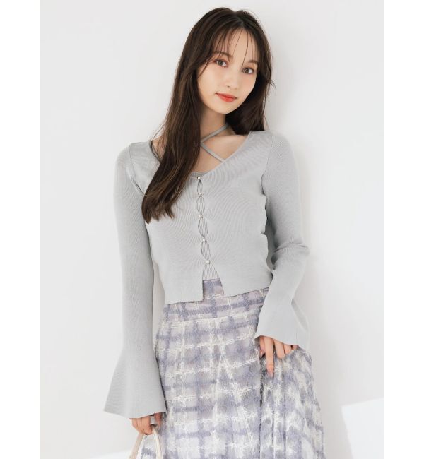 dazzlin「【20周年記念復刻！】カーデタイトトップス」|ニット・セーター|