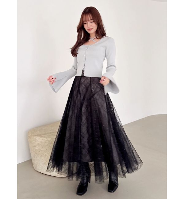 dazzlin「【20周年記念復刻！】カーデタイトトップス」|ニット・セーター|