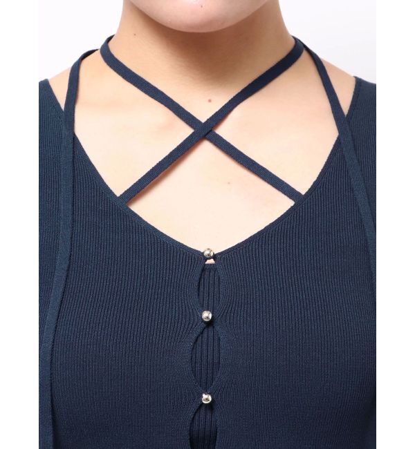 dazzlin「【20周年記念復刻！】カーデタイトトップス」|ニット・セーター|