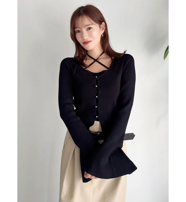 dazzlin「【20周年記念復刻！】カーデタイトトップス」|ニット・セーター|