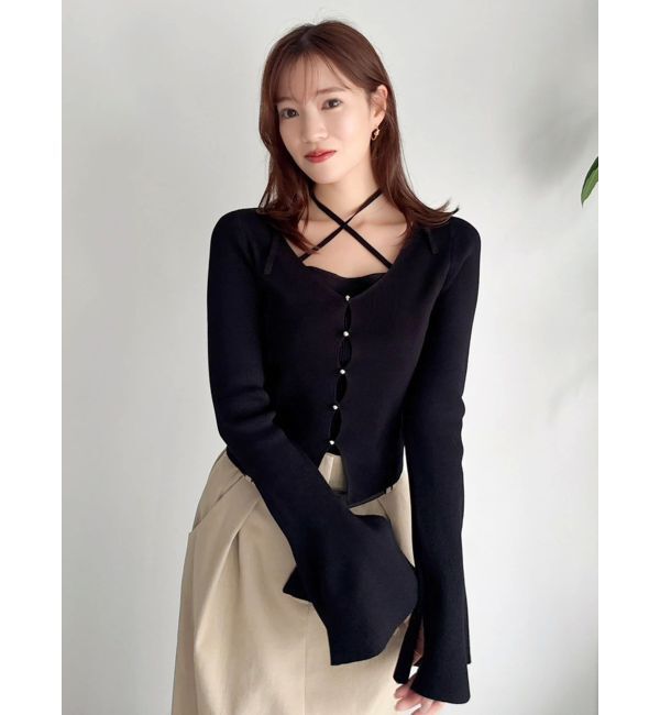 dazzlin「【20周年記念復刻！】カーデタイトトップス」|ニット・セーター|