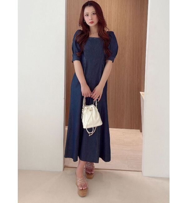 MERCURYDUO「デニムマーメイドマルチWAYワンピース」|ワンピース|