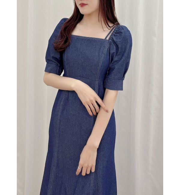 MERCURYDUO「デニムマーメイドマルチWAYワンピース」|ワンピース|
