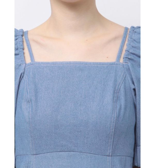 MERCURYDUO「デニムマーメイドマルチWAYワンピース」|ワンピース|