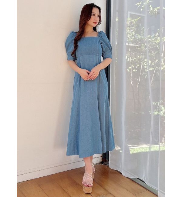 MERCURYDUO「デニムマーメイドマルチWAYワンピース」|ワンピース|