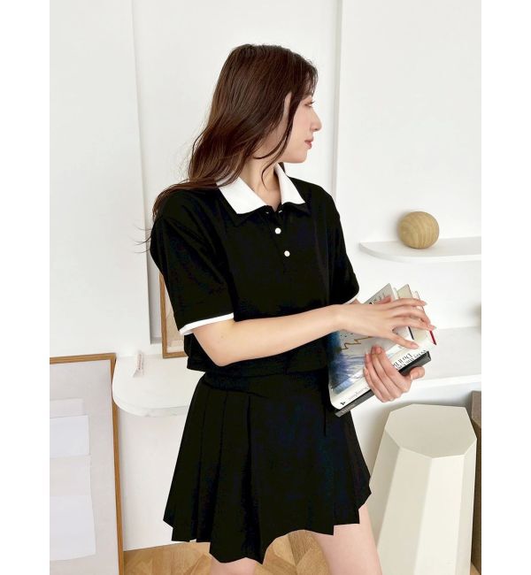 MERCURYDUO「プリーツミニスカパン」|スカート|