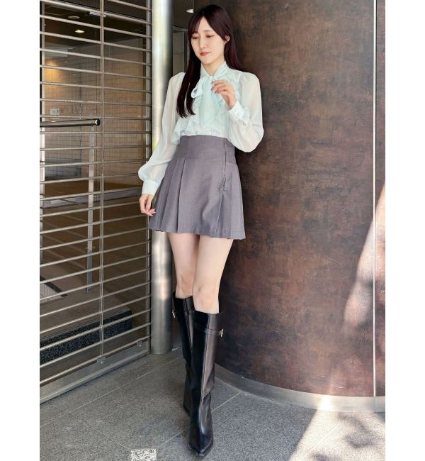 MERCURYDUO「プリーツミニスカパン」|スカート|