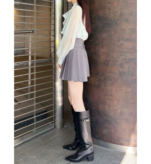 MERCURYDUO「プリーツミニスカパン」|スカート|