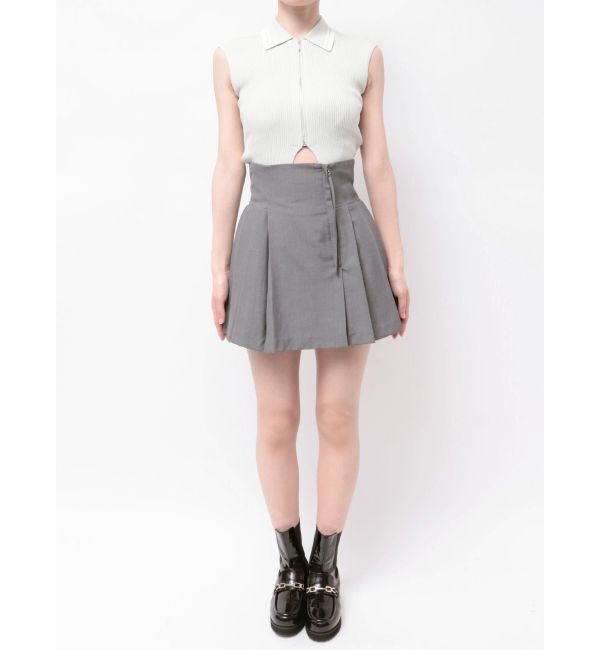 MERCURYDUO「プリーツミニスカパン」|スカート|