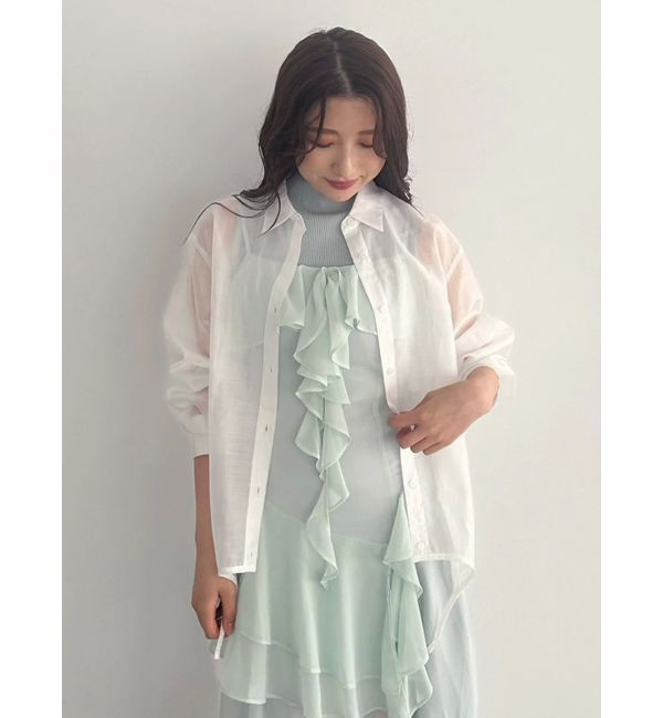 MERCURYDUO「ガーターデザインシャツ」|シャツ・ブラウス|