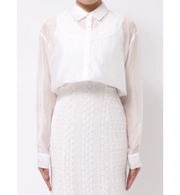 MERCURYDUO「ガーターデザインシャツ」|シャツ・ブラウス|