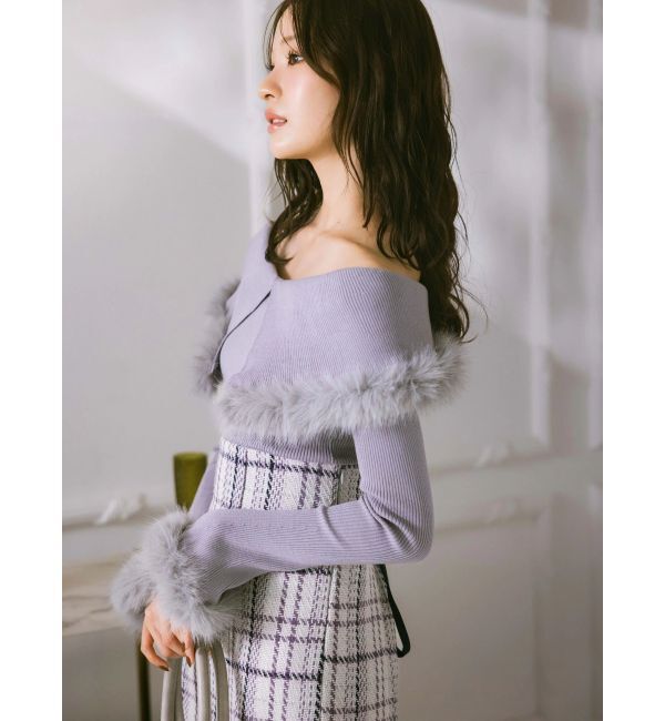 MERCURYDUO「オリジナルロービングチェックマーメイドスカート」|スカート|