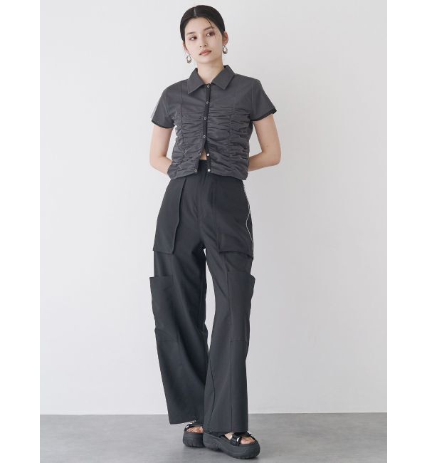 MURUA「ZIPカーゴパンツ」|カーゴ|