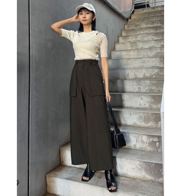 MURUA「ZIPカーゴパンツ」|カーゴ|