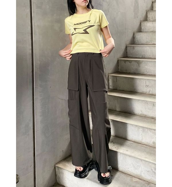 MURUA「ZIPカーゴパンツ」|カーゴ|