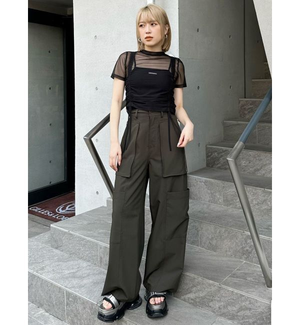 MURUA「ZIPカーゴパンツ」|カーゴ|