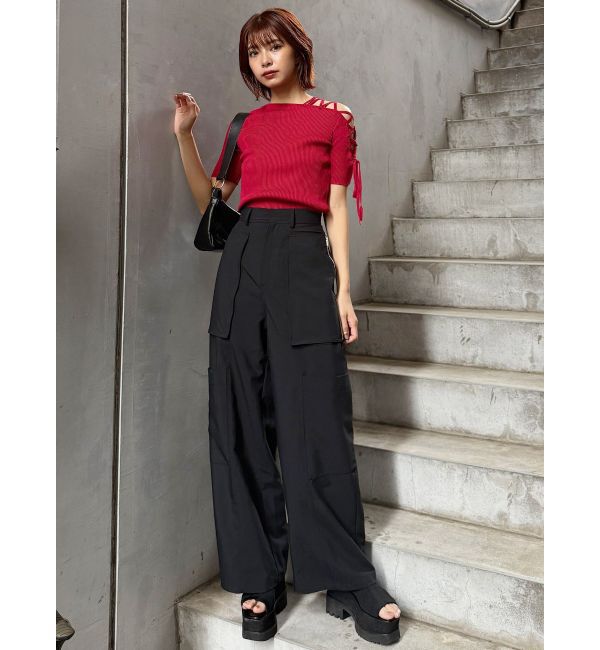 MURUA「ZIPカーゴパンツ」|カーゴ|